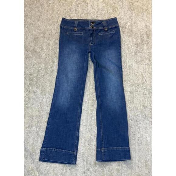 Pilcro and the Letterpress Denim - Pilcro and the Letterpress by Anthropologie cropped straight leg jeans Size 27